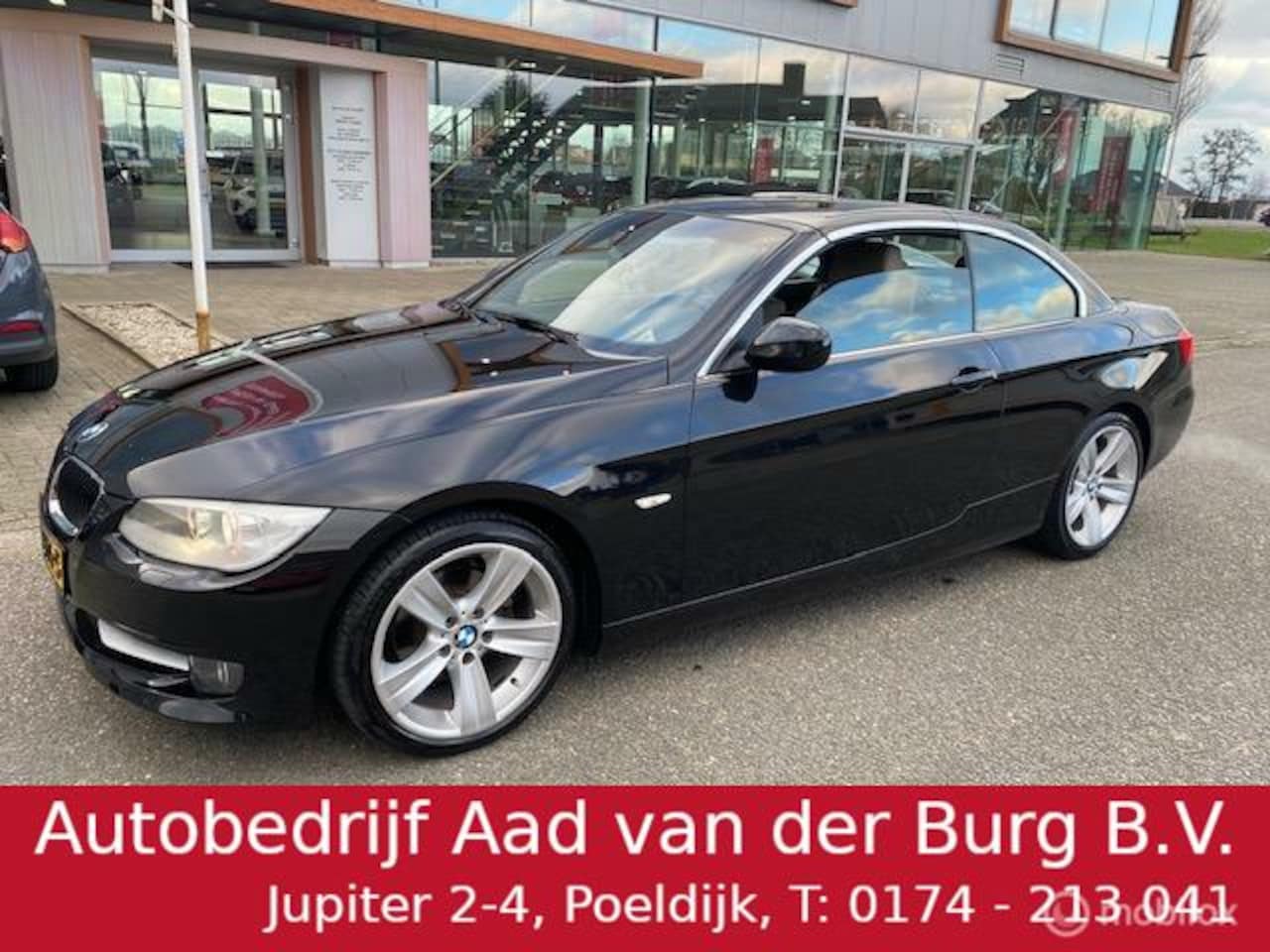 BMW 3-serie Cabrio - 320i High Executive Automaat Trekhaak afneembaar , Nette NL auto , Stoel verwarming , goed - AutoWereld.nl