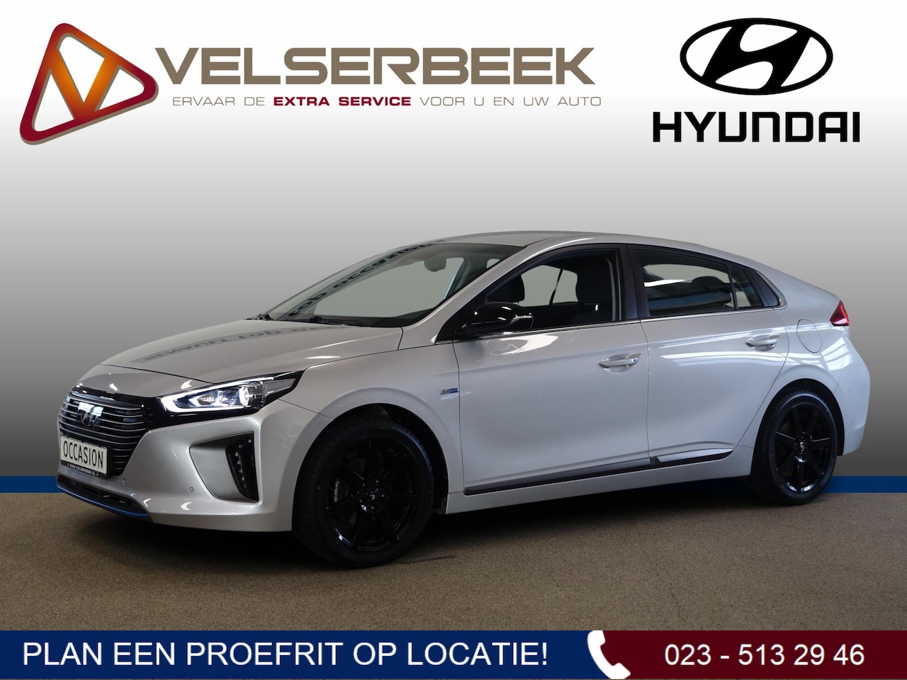 Hyundai IONIQ - 1.6 GDi Hybrid Comfort *TREKHAAK / LMV / AUTMOAAT* - AutoWereld.nl