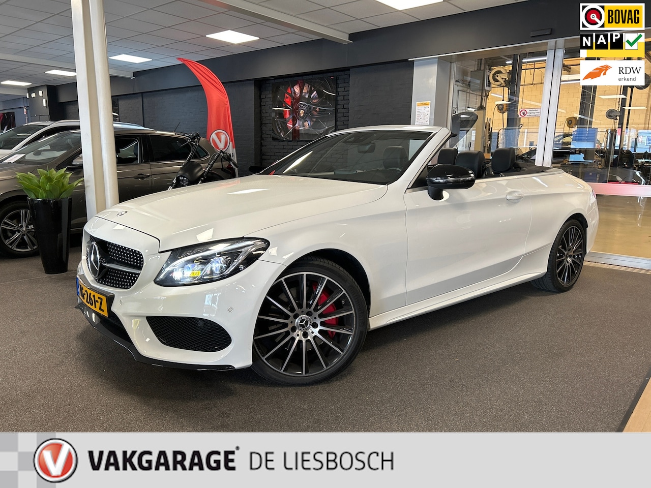 Mercedes-Benz C-klasse Cabrio - 400 4MATIC Prestige AMG ,STOEL KOELING,NEK VERWARMING,NAVI,CAMERA - AutoWereld.nl