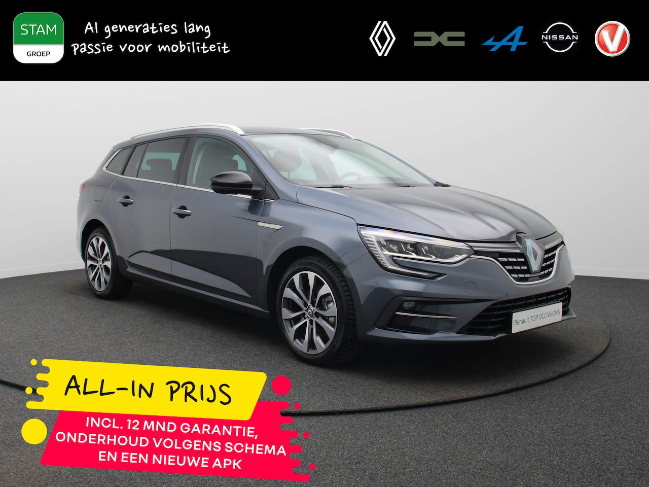 Renault Mégane E Tech Estate Plug In Hybrid 160pk Techno ALL IN PRIJS