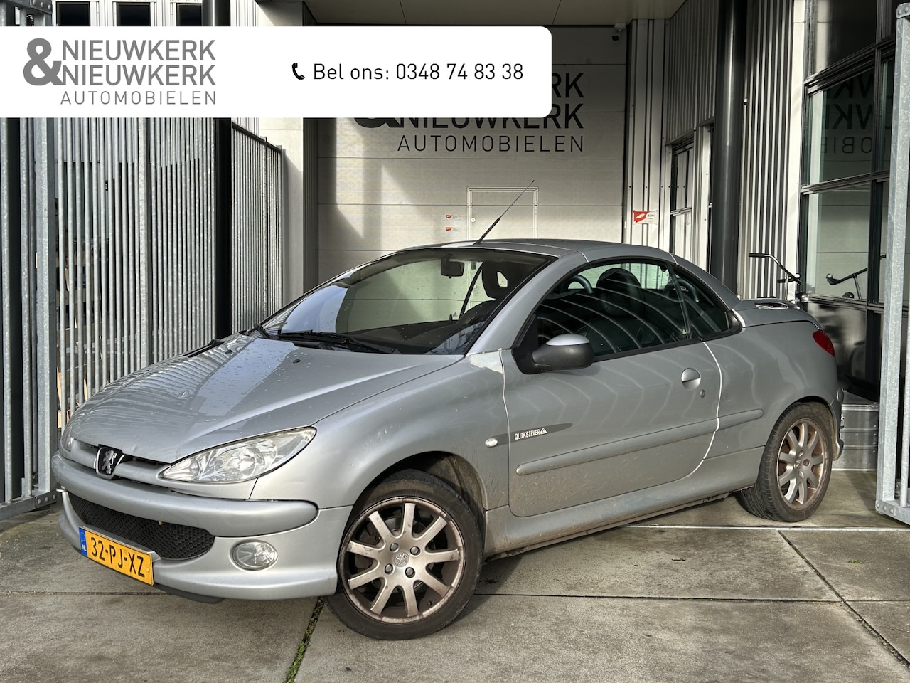 Peugeot 206 CC - 1.6-16V Quiksilver | CABRIO | 16'' LMV | LEDEREN BEKLEDING | CLIMATE CONTROL - AutoWereld.nl