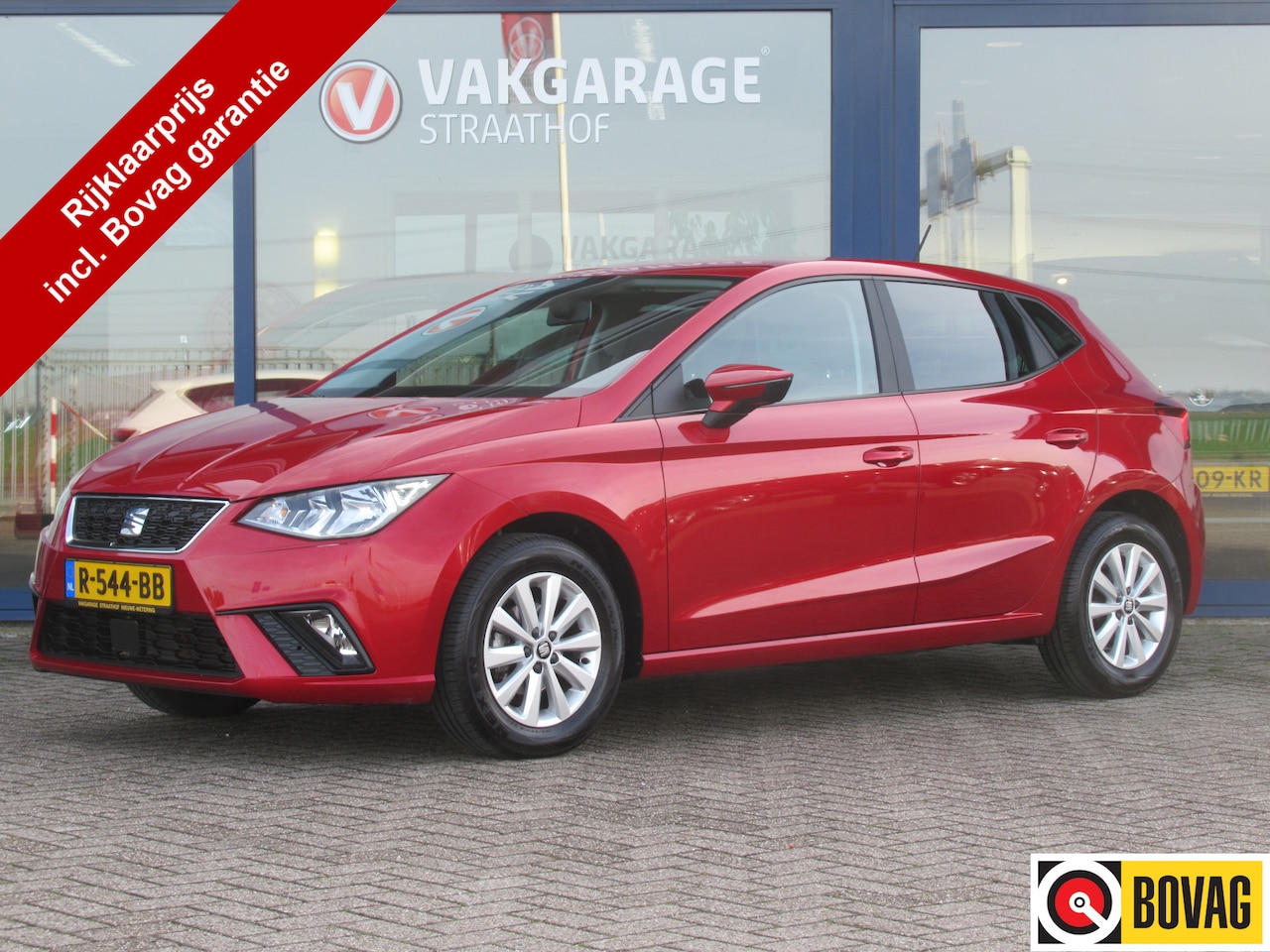 Seat Ibiza - 1.0 TSI Style Apple Carplay + Android Auto / Airco / Cruise control / Parkeersensoren acht - AutoWereld.nl