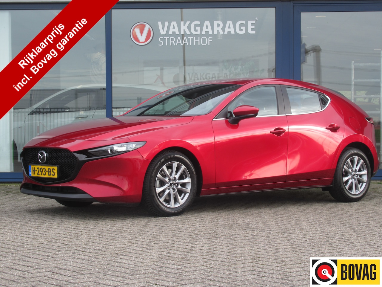 Mazda 3 - 2.0 e-SkyActiv-G M Hybrid 122 PK, Full LED / Carplay + Android Auto / Adaptive Cruise / Na - AutoWereld.nl