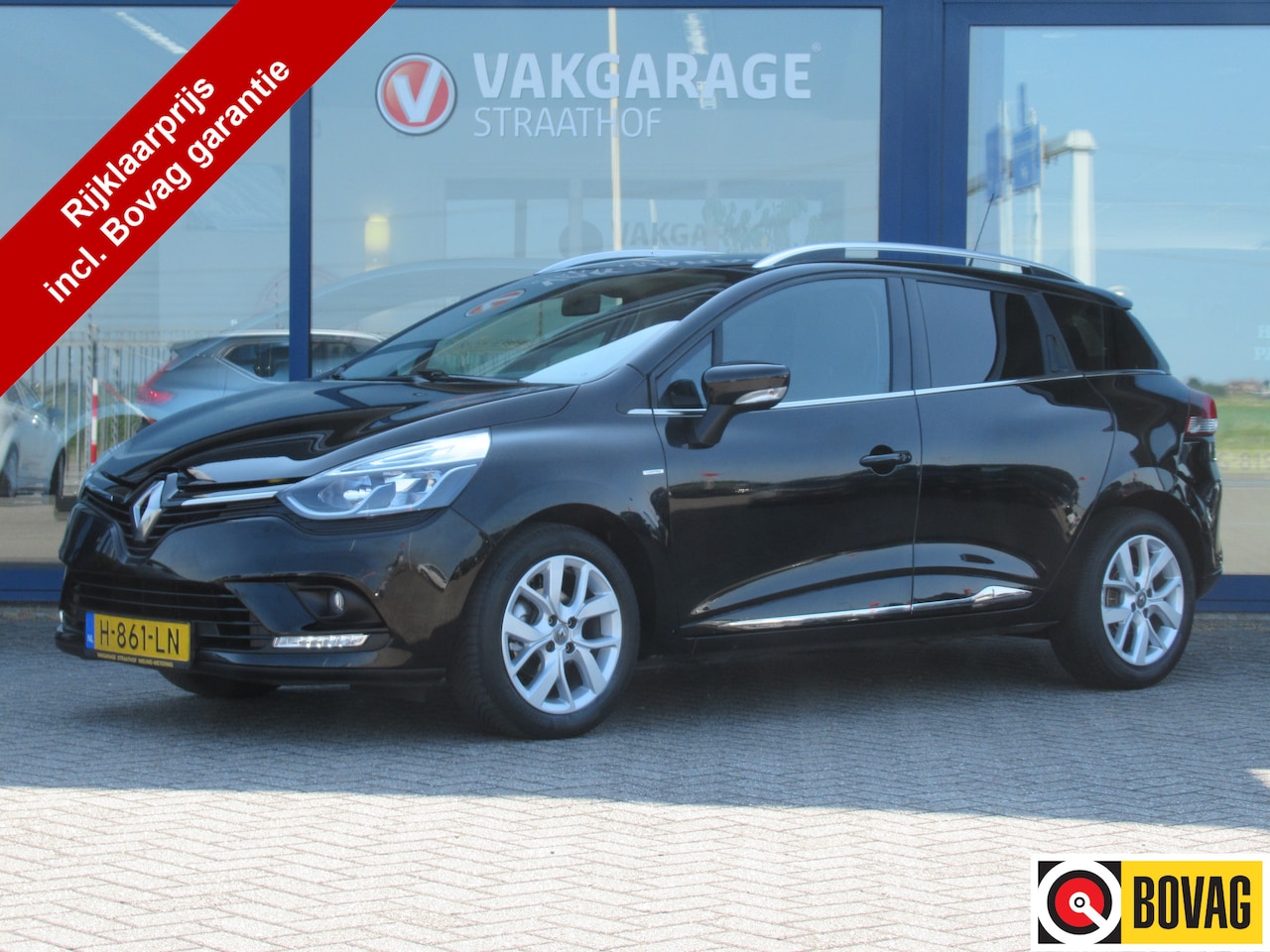 Renault Clio Estate - 0.9 TCe Limited 0.9 TCe Limited, Navigatie / Cruise control + Limiter / Keyless / Parkeersensoren achter / - AutoWereld.nl