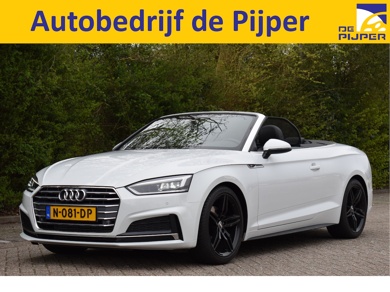 Audi A5 Cabriolet - 40 TFSI Pro Line Sport S-Line Mild Hybrid DIGITALE TELLERS, CAMERA, CARPLAY, AMBIANCEVERLI - AutoWereld.nl