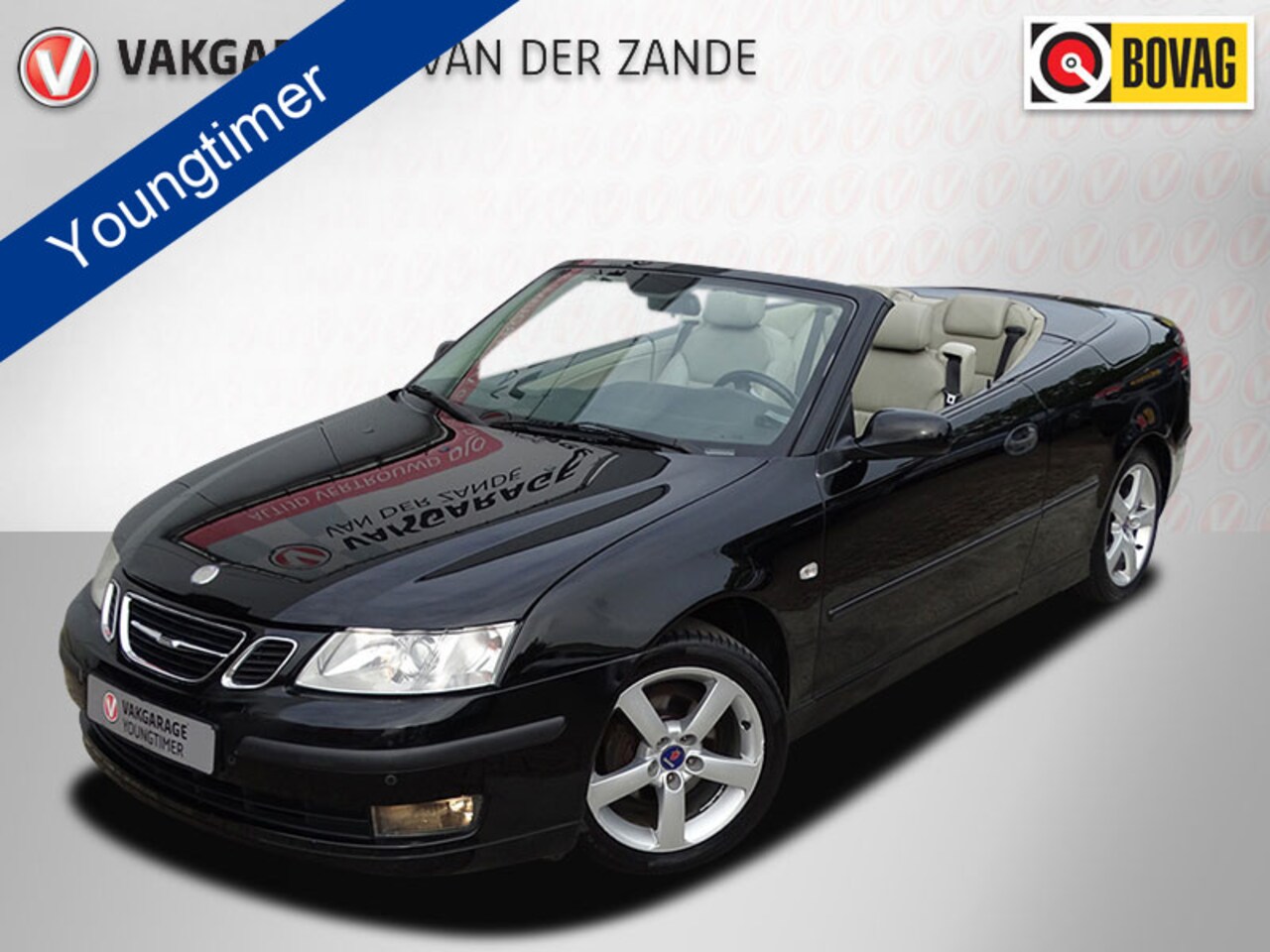 Saab 9-3 Cabrio - 1.8t Vector 1.8t Vector, Leder, Airco, Youngtimer! - AutoWereld.nl