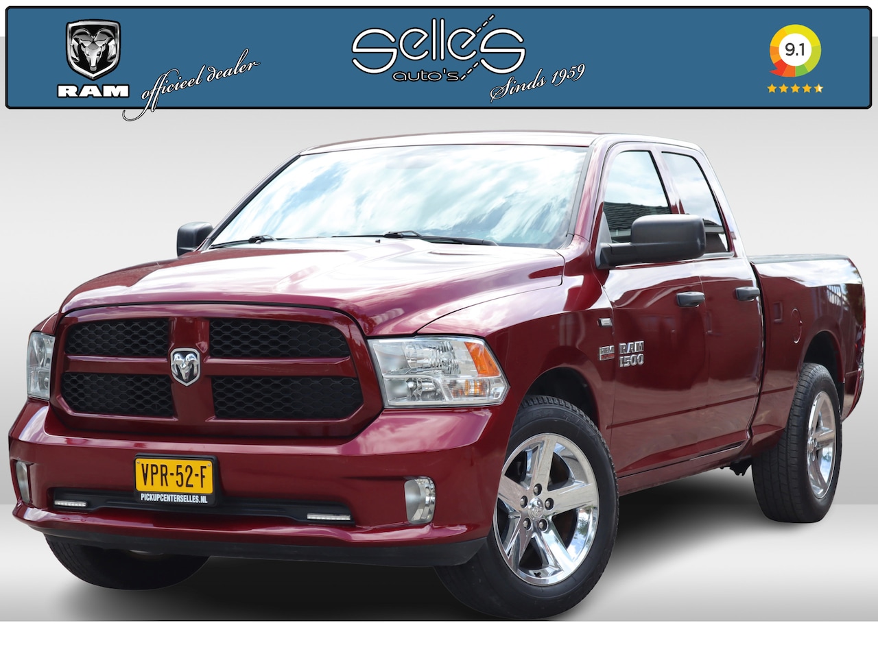 Dodge Ram 1500 - 5.7 V8 Quad Cab | 6 Zitplaatsen | LPG Onderbouw | Lange Laadbak | Camera | Trekhaak - AutoWereld.nl