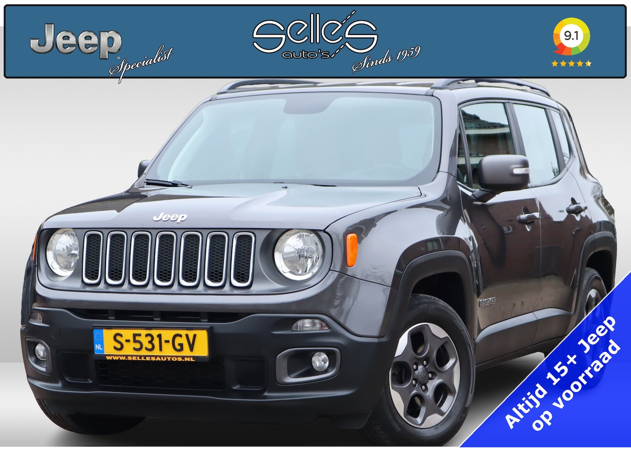 Jeep Renegade - 1.6 E-Torq Longitude | DAB Radio | Parkeersensoren - AutoWereld.nl