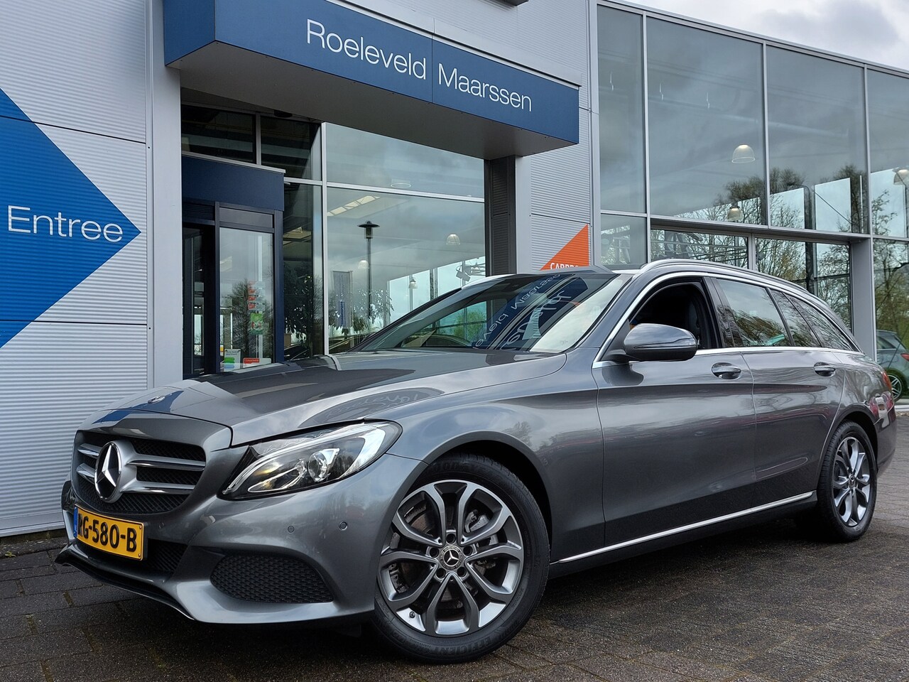 Mercedes-Benz C-klasse Estate - C180 156pk Automaat Business Solution Plus | Navi | Clima | Cruise | Pdc V+A+Assist+Camera - AutoWereld.nl