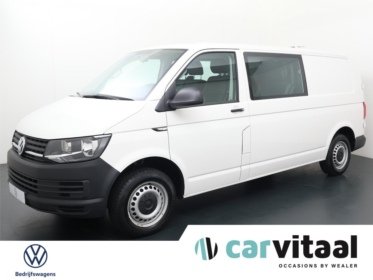 Volkswagen Transporter - 2.0 TDI L2H1 DC Comfortline | 102 PK | Dubbele cabine | Trekhaak | Climatronic | - AutoWereld.nl