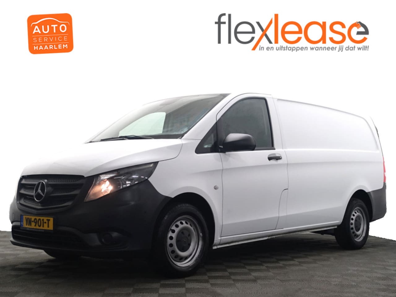 Mercedes-Benz Vito - 111 CDI Lang L2- Park Assist, Trekhaak, Navi, Clima, Cruise, Grijs Kenteken - AutoWereld.nl