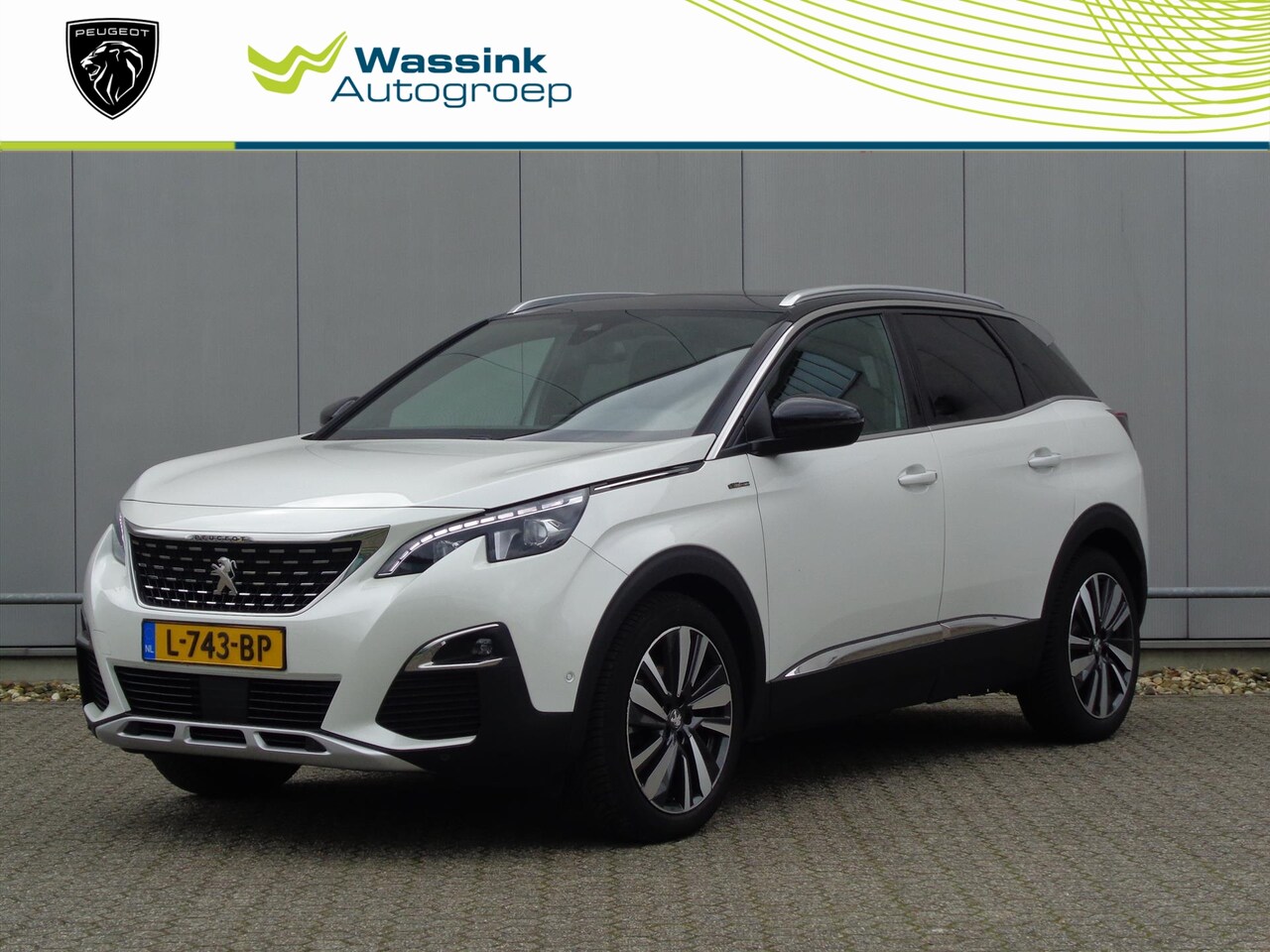 Peugeot 3008 130pk GTLine Automaat Schuifdak Lederen bekleding, Elektrische achterklep 2021