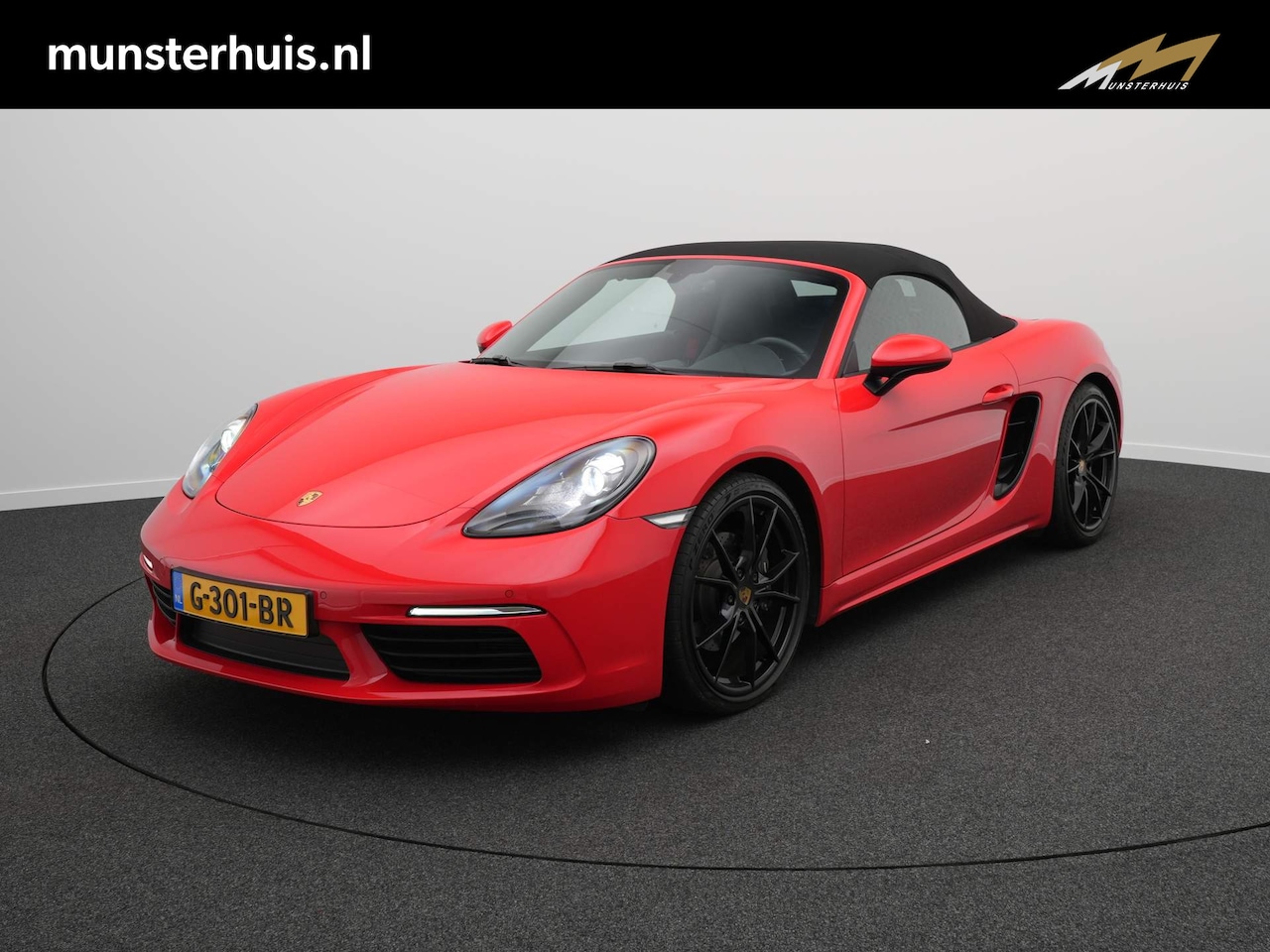 Porsche 718 Boxster - 2.0T 300pk - Automaat - Lederen Interieur- Navigatie - Sportuitlaat - Actieve Demping - - AutoWereld.nl