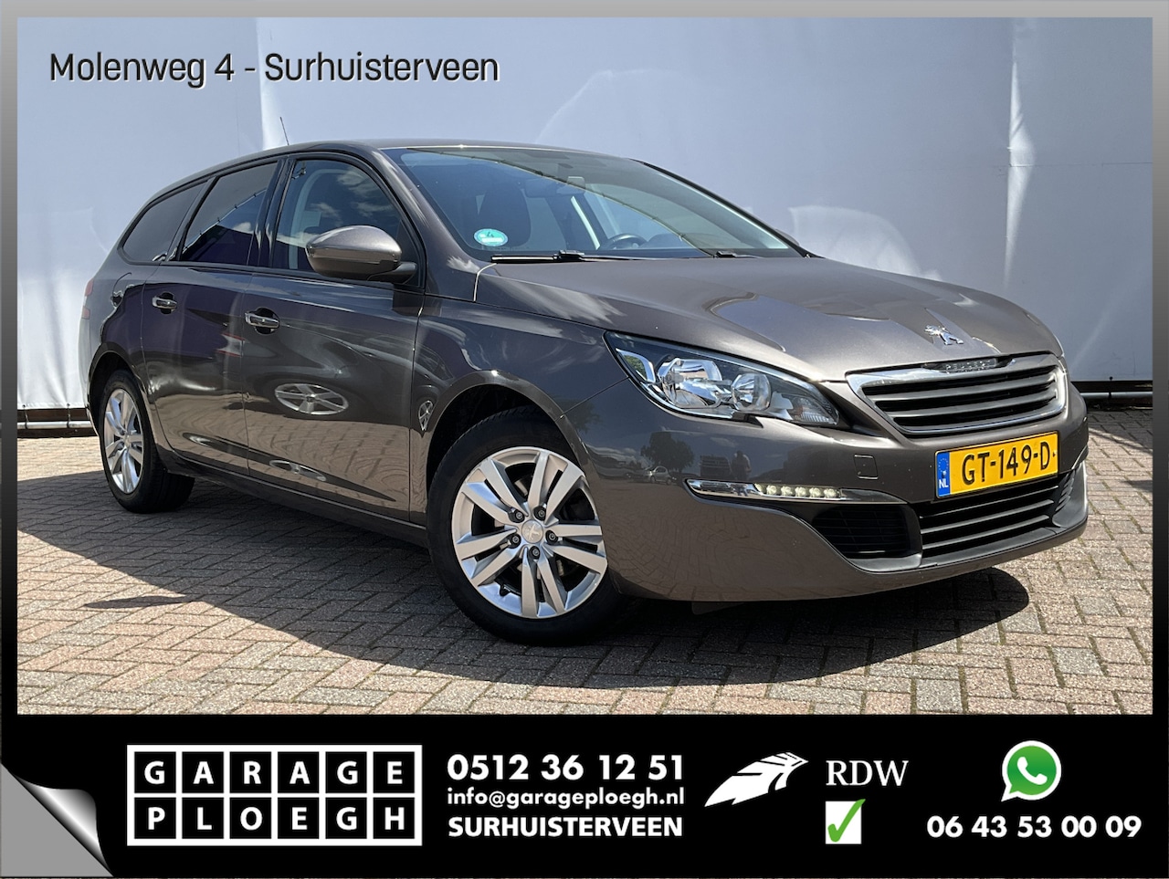 Peugeot 308 SW - 1.2 Navi Bluetooth Led Cruise Parksens PureTech Blue Lease - AutoWereld.nl