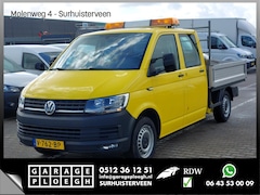 Volkswagen Transporter - 2.0 TDI L2H1 DC Hiab kraan Kastinrichting Trekhaak Airco Cruise Comfortline