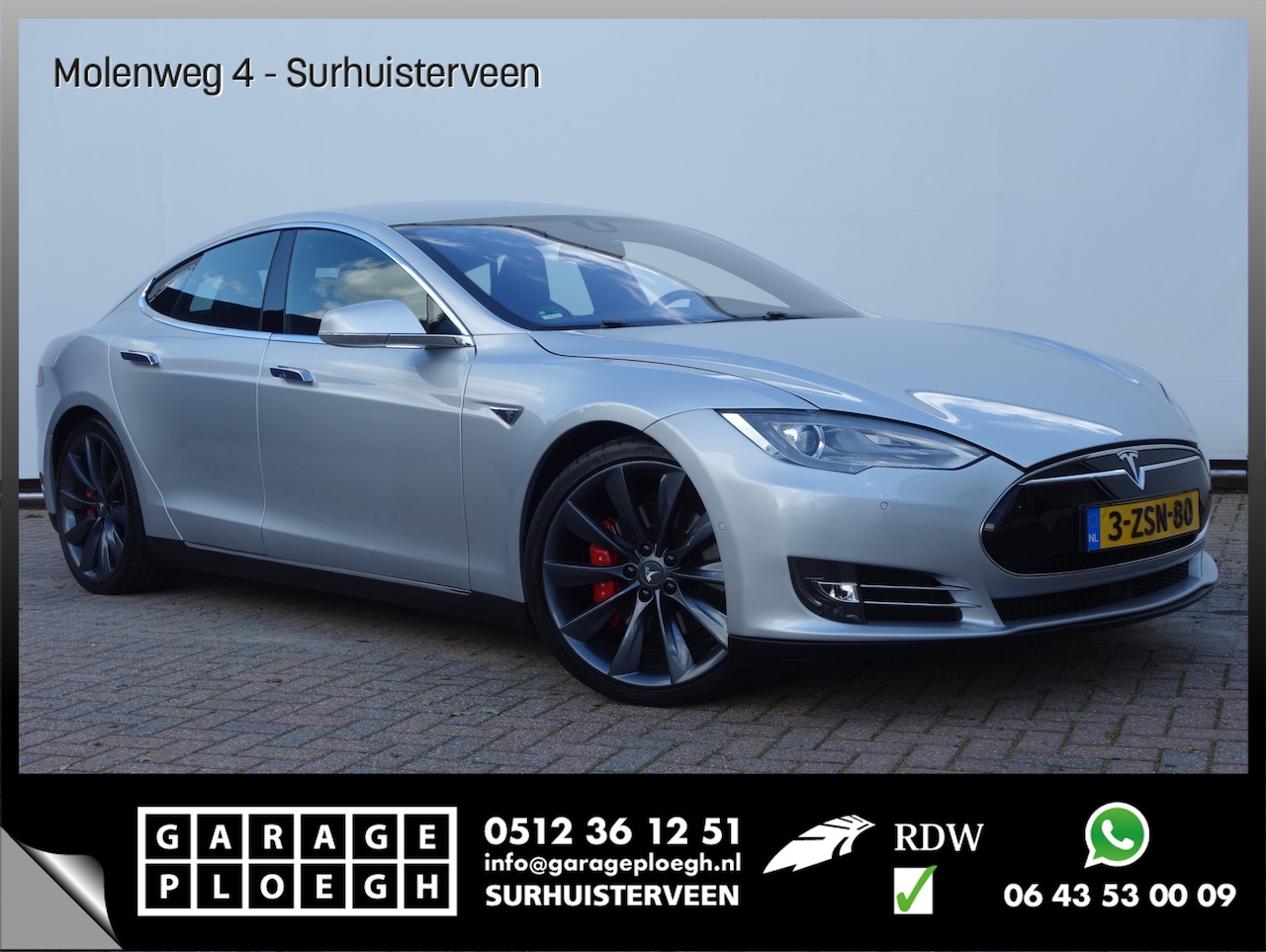 Tesla Model S - P 85D 701pk Performance Autopilot Launch control Luchtvering Dual 4x4 - AutoWereld.nl