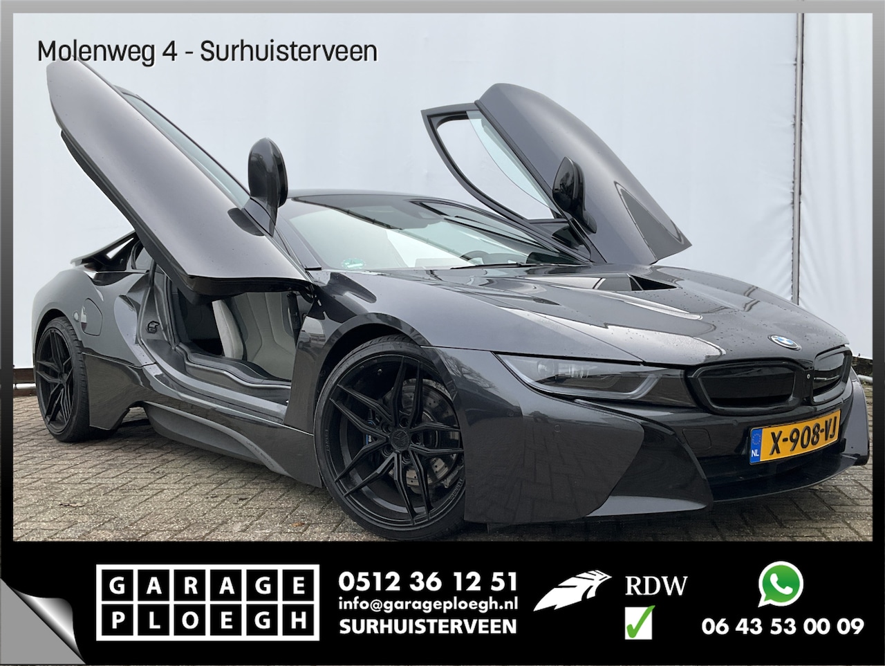 BMW i8 - 334pk Limited Edition Ferrada HUD 360Cam Nieuwstaat - AutoWereld.nl