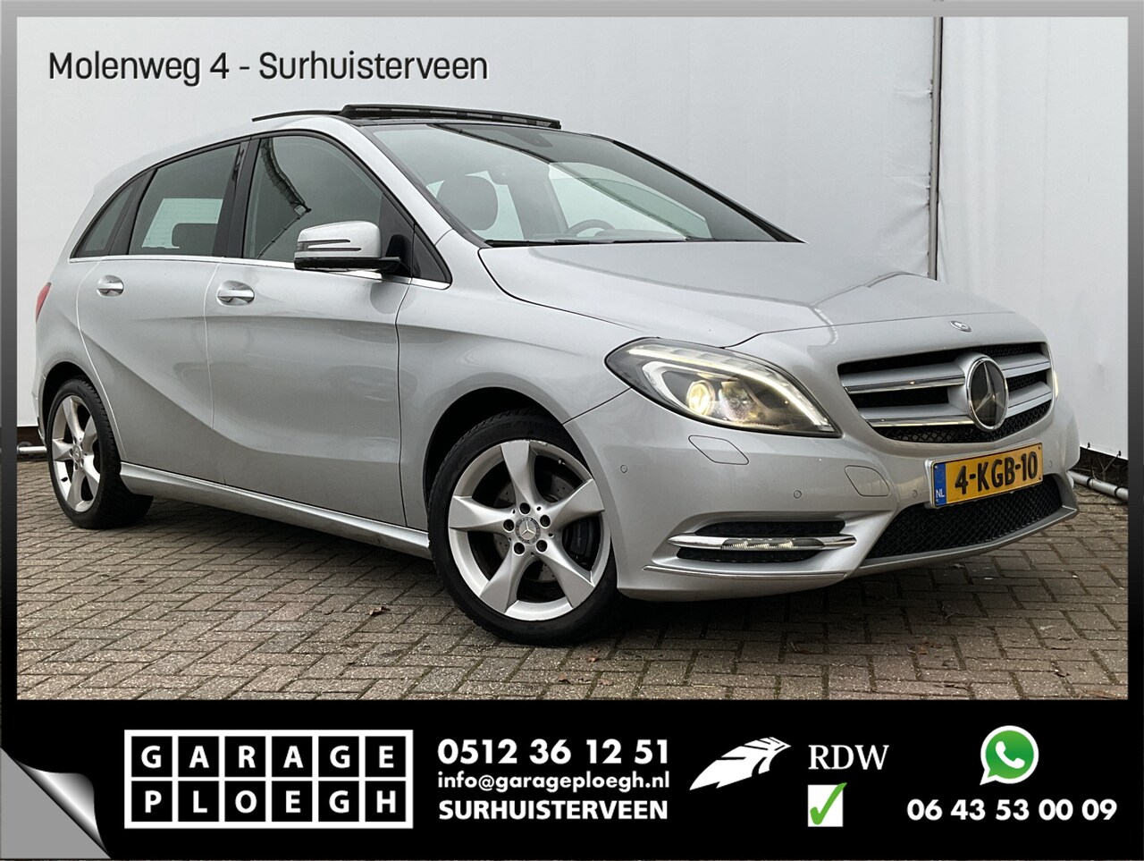 Mercedes-Benz B-klasse - 180 Xenon Pano.dak Navi Clima Cruise Trekhaak Ambition 76.268+NAP - AutoWereld.nl