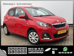 Peugeot 108 - 1.0 e-VTi 5-deurs Navi Airco led Red Chili Active