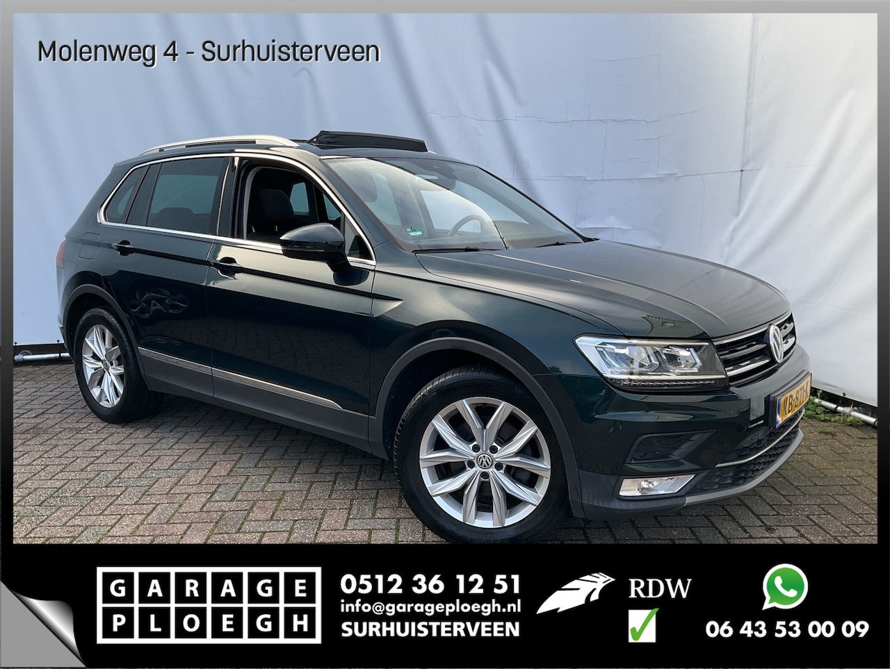 Volkswagen Tiguan - 1.4 TSI ACT Highline Automaat Virtual Cock Panoramadak Navi Led Orig.NL - AutoWereld.nl