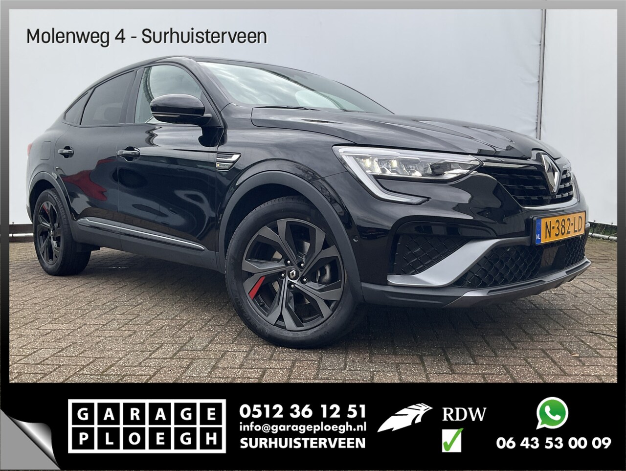 Renault Arkana - 1.6 E-Tech Hybrid 145 R.S. Line Stoel/Stuurverw Sfeerverl Nav/Cam Dab+ RS Line - AutoWereld.nl