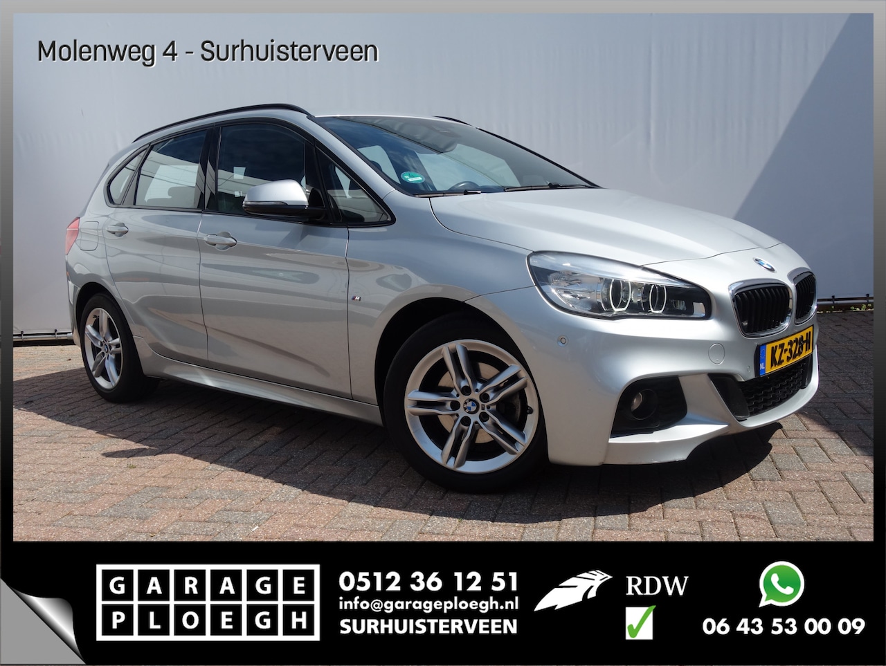 BMW 2-serie Active Tourer - 218i 135pk Aut M-Sport HeadUp Leer+verw Navi Xen/Led High Executive Centennial M-pakket - AutoWereld.nl