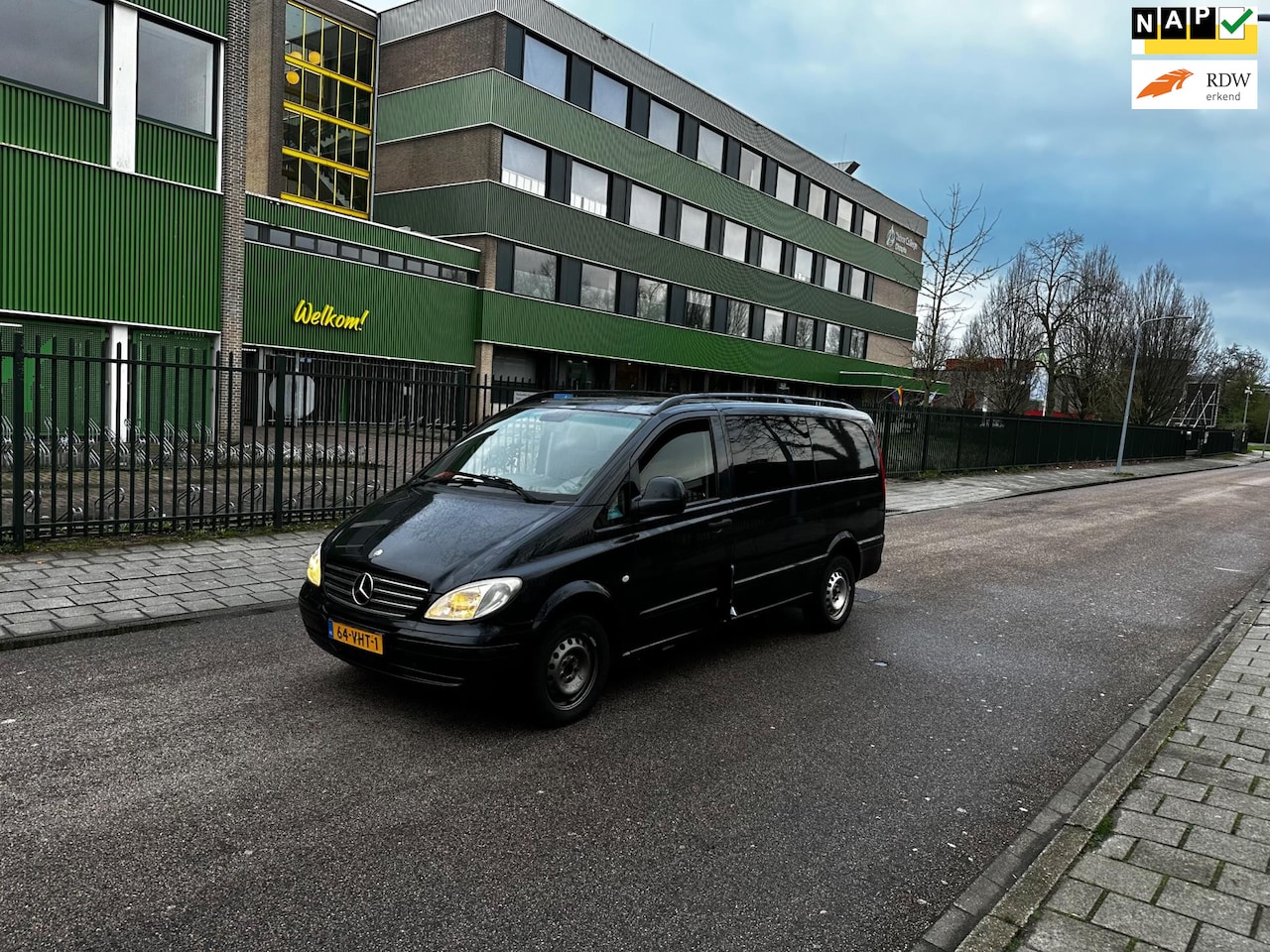 Mercedes-Benz Vito - 120 CDI 320 Lang DC luxe Airco.Airco.Dubbel Cabine.Automaat - AutoWereld.nl