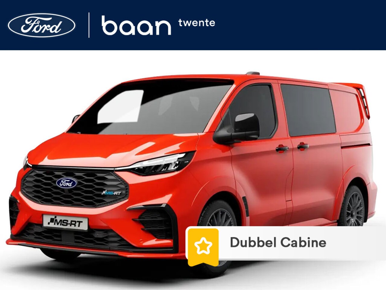 Ford Transit Custom - PHEV 233PK L2H1 MS-RT / 2024 LEVERING \ Dubbel Cabine | FULL OPTION | 2x Elektr. schuifd. - AutoWereld.nl