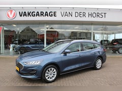 Ford Focus Wagon - 1.0-155pk EcoBoost Mild-Hybrid Titanium. Fabrieksgarantie t/m 29-01-2027 SYNC 4, Volautm.