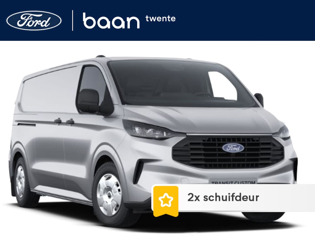 Ford Transit Custom - 300 2.0 TDCI L2H1 Trend 136 PK | 2x Schuifdeur | Trekhaak | Groot display | Stoel in hoogt - AutoWereld.nl