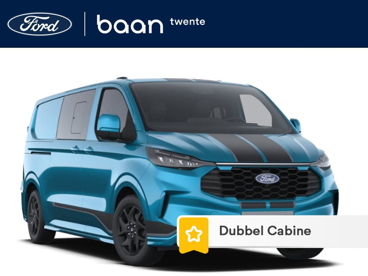 Ford Transit Custom - 320 2.0 TDCI L2H1 170 PK 4X4 Sport Automaat | Dubbel Cab. | 5-zits | 19 Inch | Trekh. wegk - AutoWereld.nl