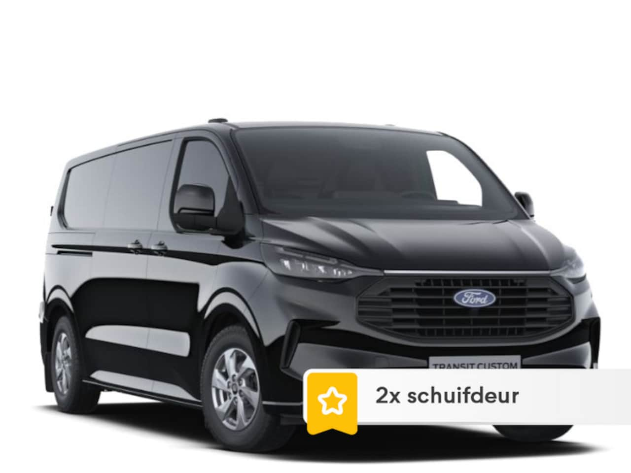 Ford Transit Custom - 320 2.0 TDCI L2H1 LIMITED 136 PK AUTOMAAT | AGR Stoel | 2x Schuifdeur | Adaptive Cruise | - AutoWereld.nl