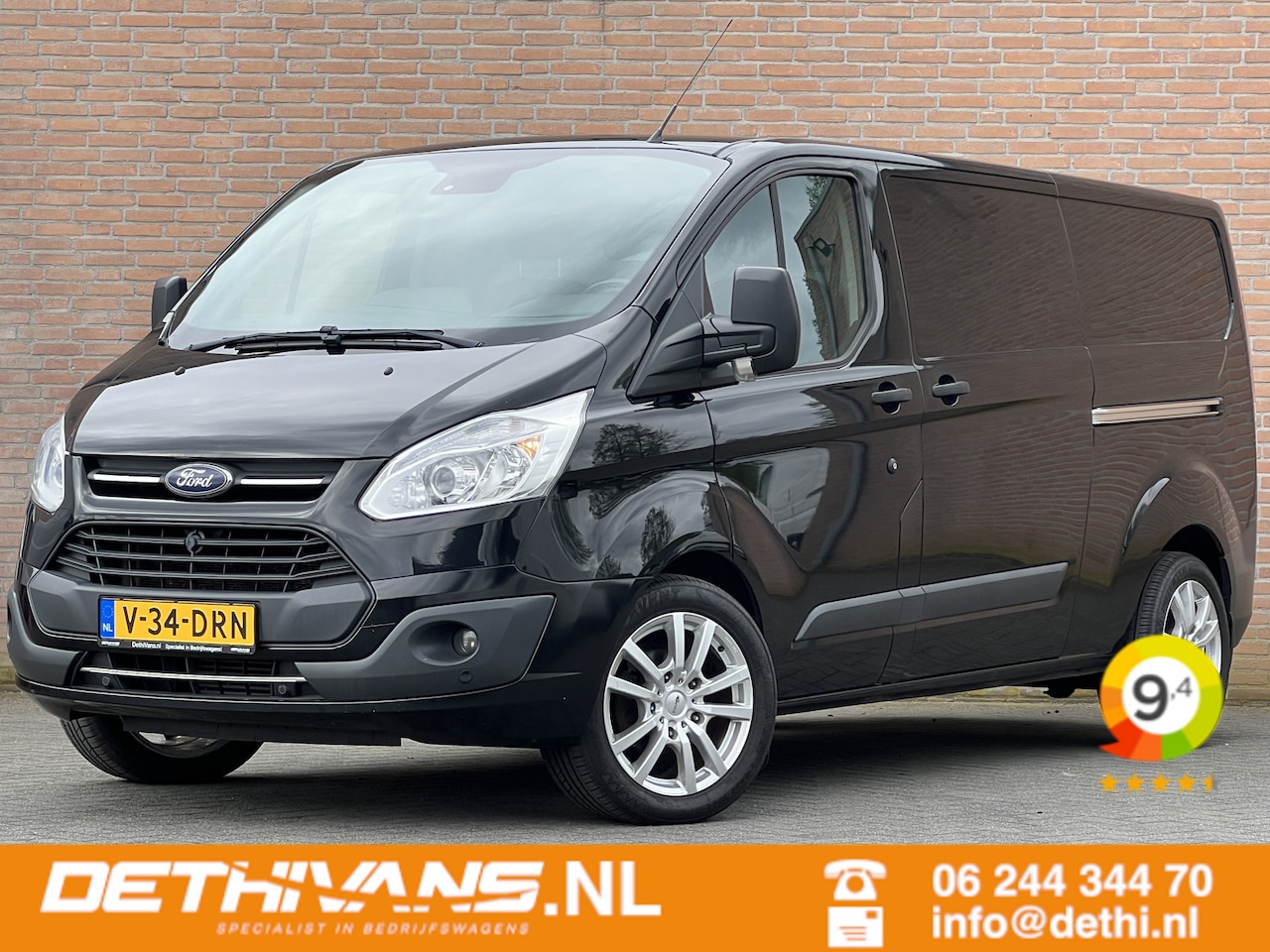 Ford Transit Custom - 2.0TDCI 130PK Lang Automaat / 2x Schuifdeur / Cruisecontrol - AutoWereld.nl