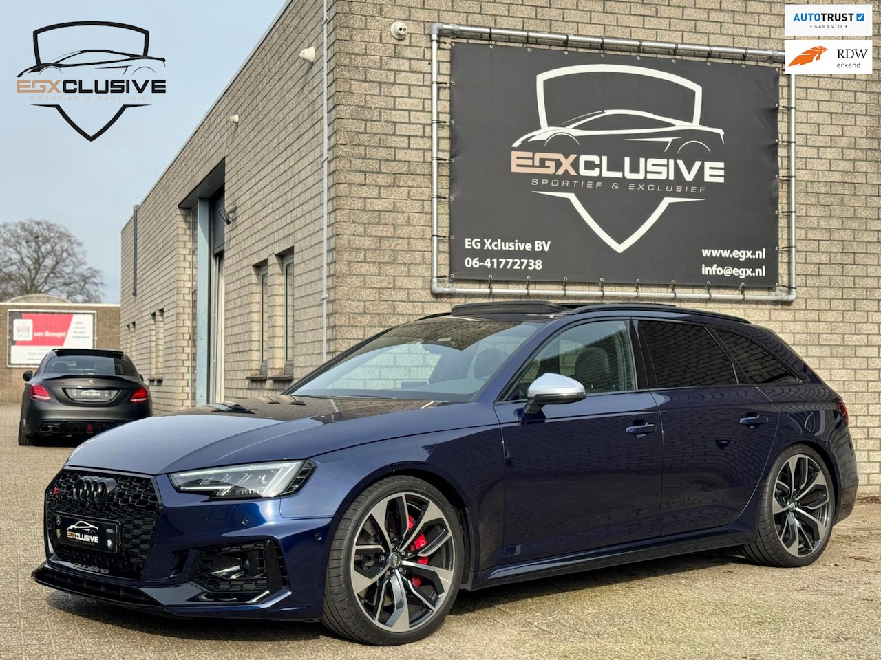 Audi RS4 - Avant 2.9 TFSI Quattro Stage 2 585PK/Pano/360/Keyless - AutoWereld.nl