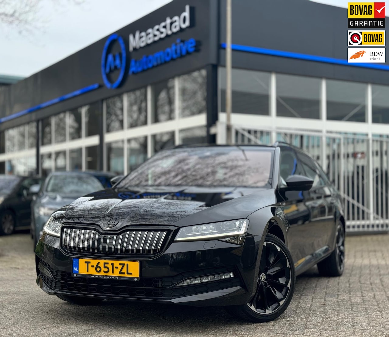 Skoda Superb - 1.4 TSI iV|ADAPTIVE|GARANTIE|VIRTUAL|CRYSTAL|VOLOPTIE|UNIEK|STIKSELS|HYBRID|MEMORY|ELEKTR. - AutoWereld.nl