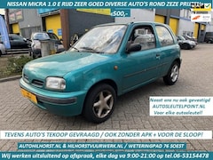 Nissan Micra - 1.0 / zie onze foto's + info / WIJ WERKEN UITSLUITEND OP TEL. AFSPRAAK, ELKE DAG VA 9:00-2