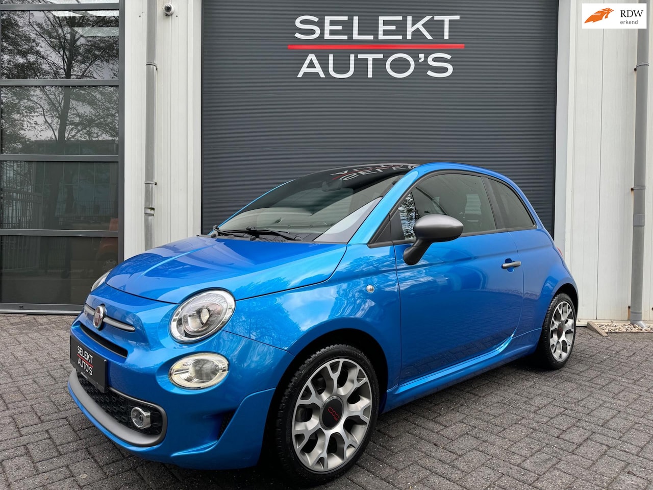 Fiat 500 C - 0.9 TwinAir Turbo Sport NAP 80 Pk Airco/Leder/Cabrio/LED/Navigatie/Bluetooth/U-Connect/16 - AutoWereld.nl