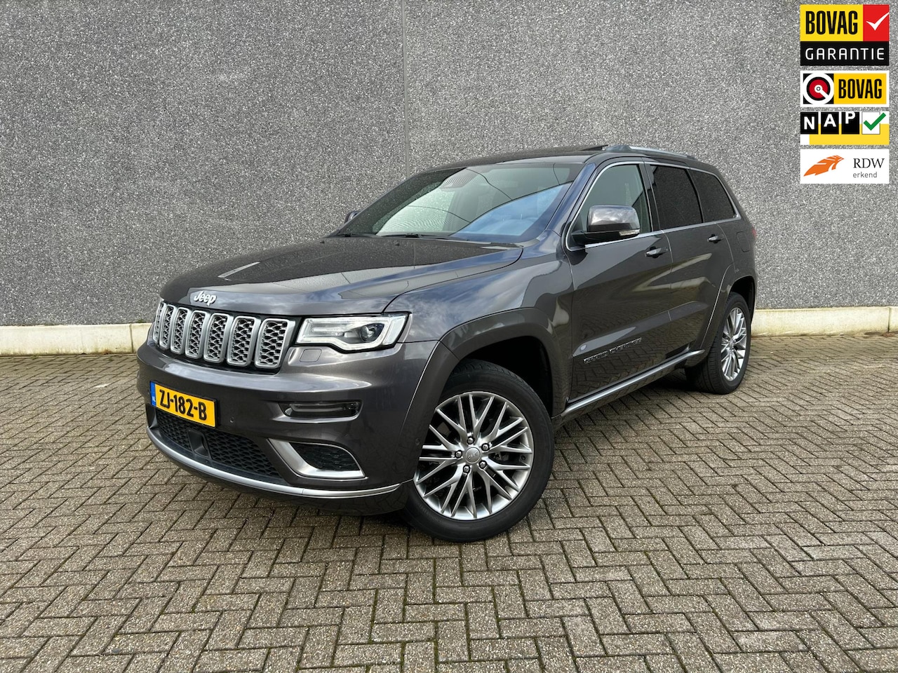 Jeep Grand Cherokee - 3.0 CRD Summit | AUTOMAAT | PANO | NAVI | A.CAMERA | STUUR/STOELVERW | CC | PDC | NAP | NI - AutoWereld.nl