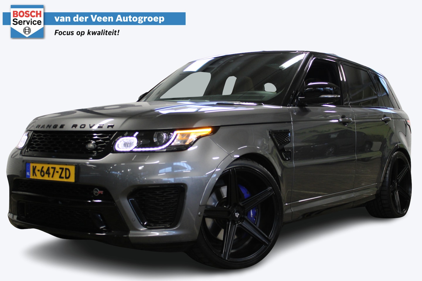 Land Rover Range Rover Sport - 5.0 V8 Supercharged SVR | 508 PK | Panorama dak | Meridian Audio | 23'' LM | F1 flippers | - AutoWereld.nl