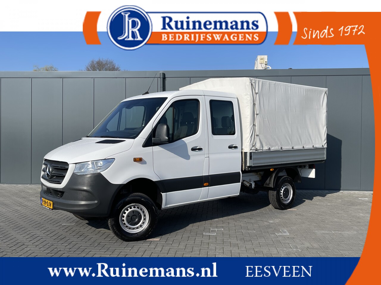 Mercedes-Benz Sprinter - 314 CDI 4x4 / DOKA / DUBBEL CABINE / AIRCO / CRUISE / APPLE CARPLAY / 6 PERSOONS - AutoWereld.nl