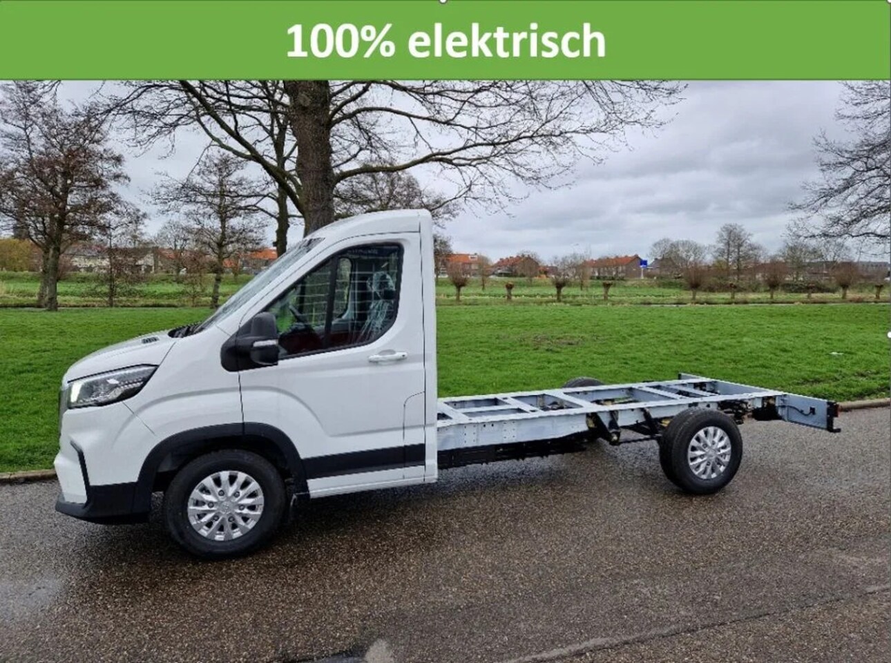 Maxus eDeliver 9 - 100% Elektrische chassis cabine E-Deliver Chassis L3 / L4 - AutoWereld.nl