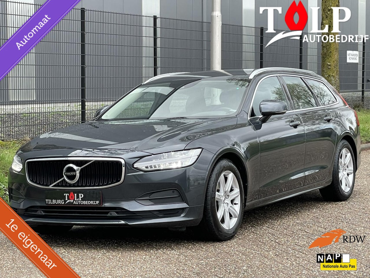 Volvo V90 - 2.0 D3 Momentum Pro Automaat 2019 1e eigen Leder - AutoWereld.nl