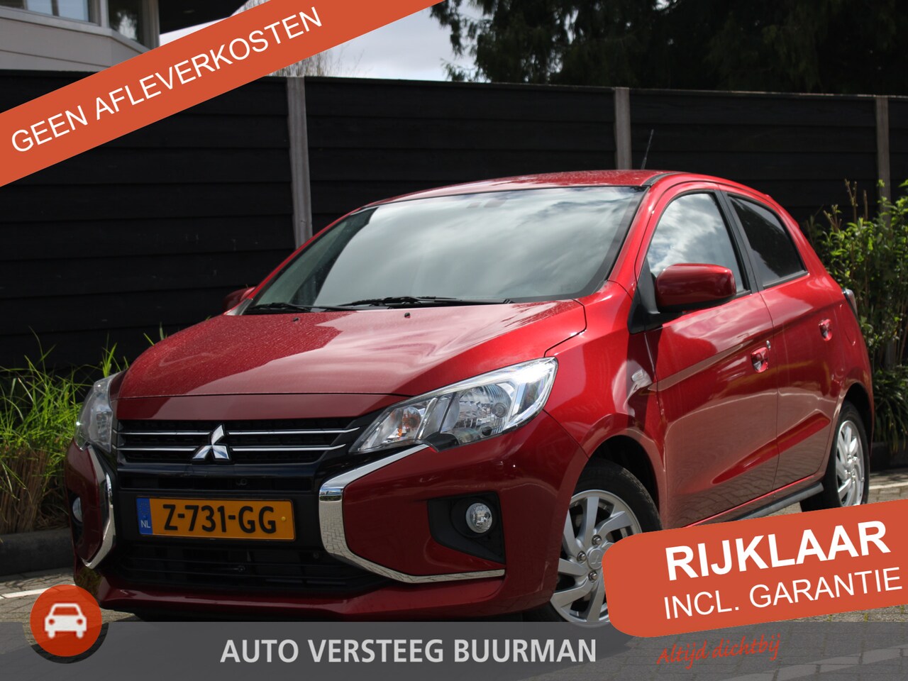 Mitsubishi Space Star - 1.2 Dynamic 72PK 5DRS CVT Automaat Cruise/Climate control, Radio/DAB, Apple Carplay/Androi - AutoWereld.nl