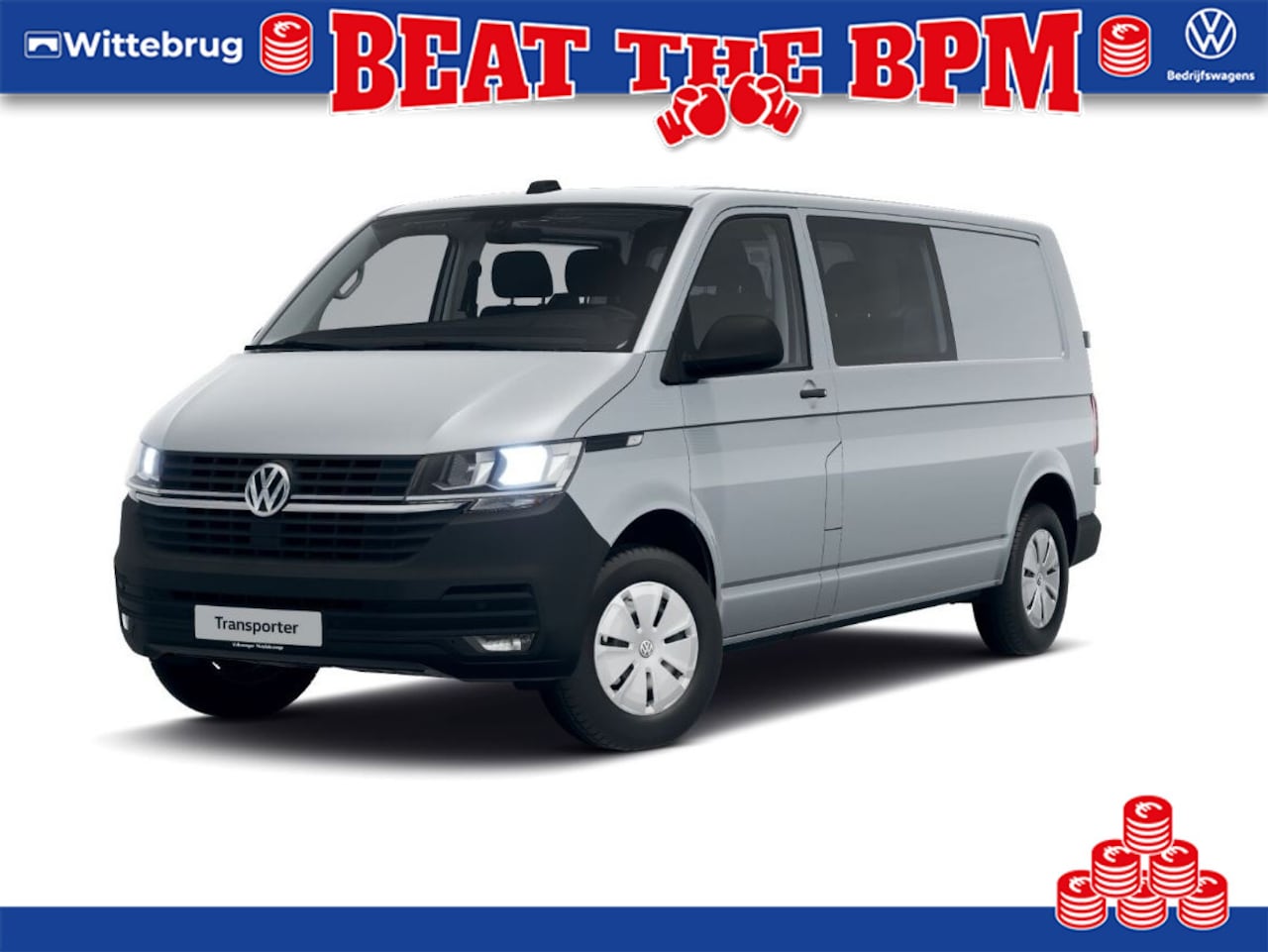 Volkswagen Transporter - 2.0 TDI L2H1 30 DC Comfortline 2.0 TDI L2H1 30 DC Comfortline - AutoWereld.nl