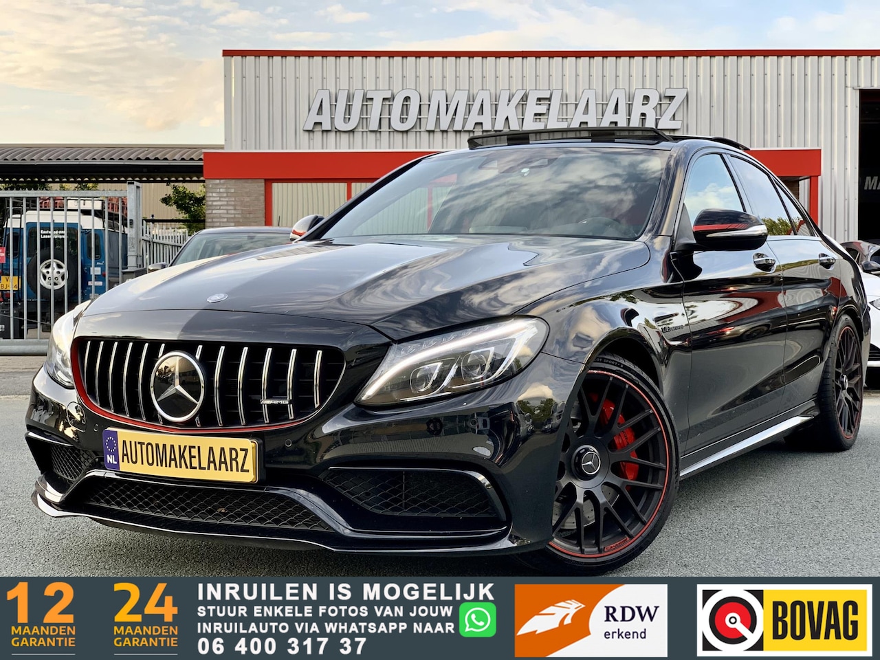 Mercedes-Benz C-klasse - 63 AMG S Edition 1 FULL OPTION DEALER. - AutoWereld.nl