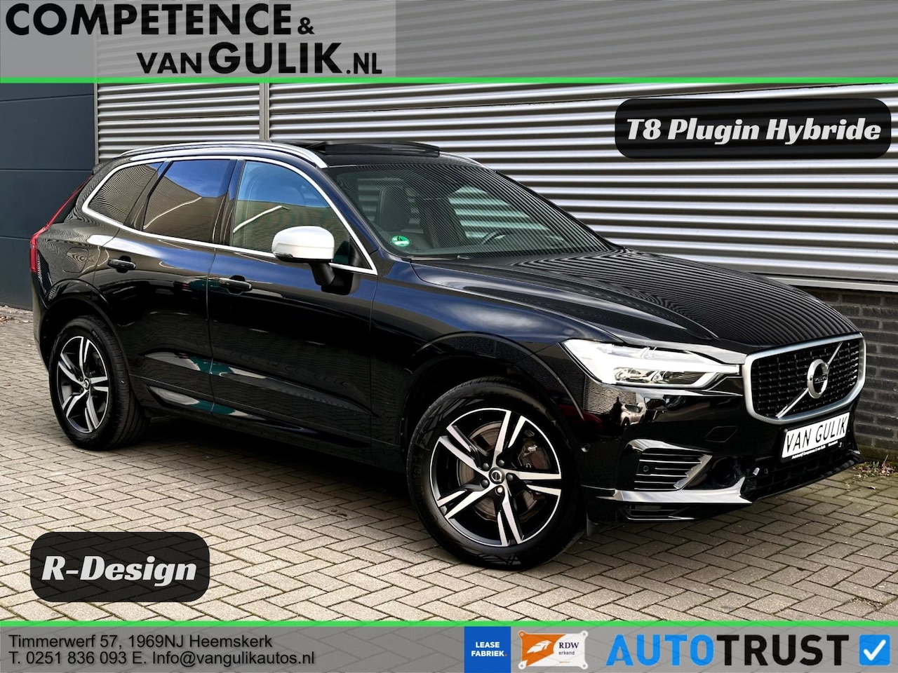 Volvo XC60 - 2.0 T8 TE R-Design AWD Inscription | Head-up | Camera | BLIS | Trekhaak | - AutoWereld.nl