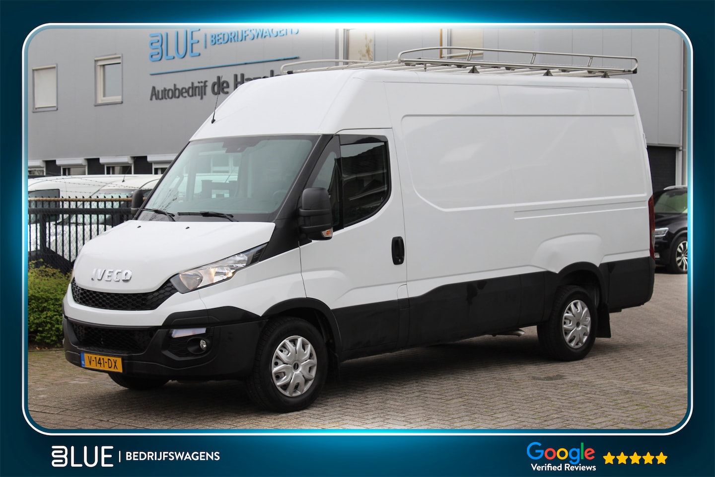 Iveco Daily - 35S13V L2H2 Himatic Automaat ✓3-zits ✓imperiaal ✓3500KG trekhaak ✓airco - AutoWereld.nl