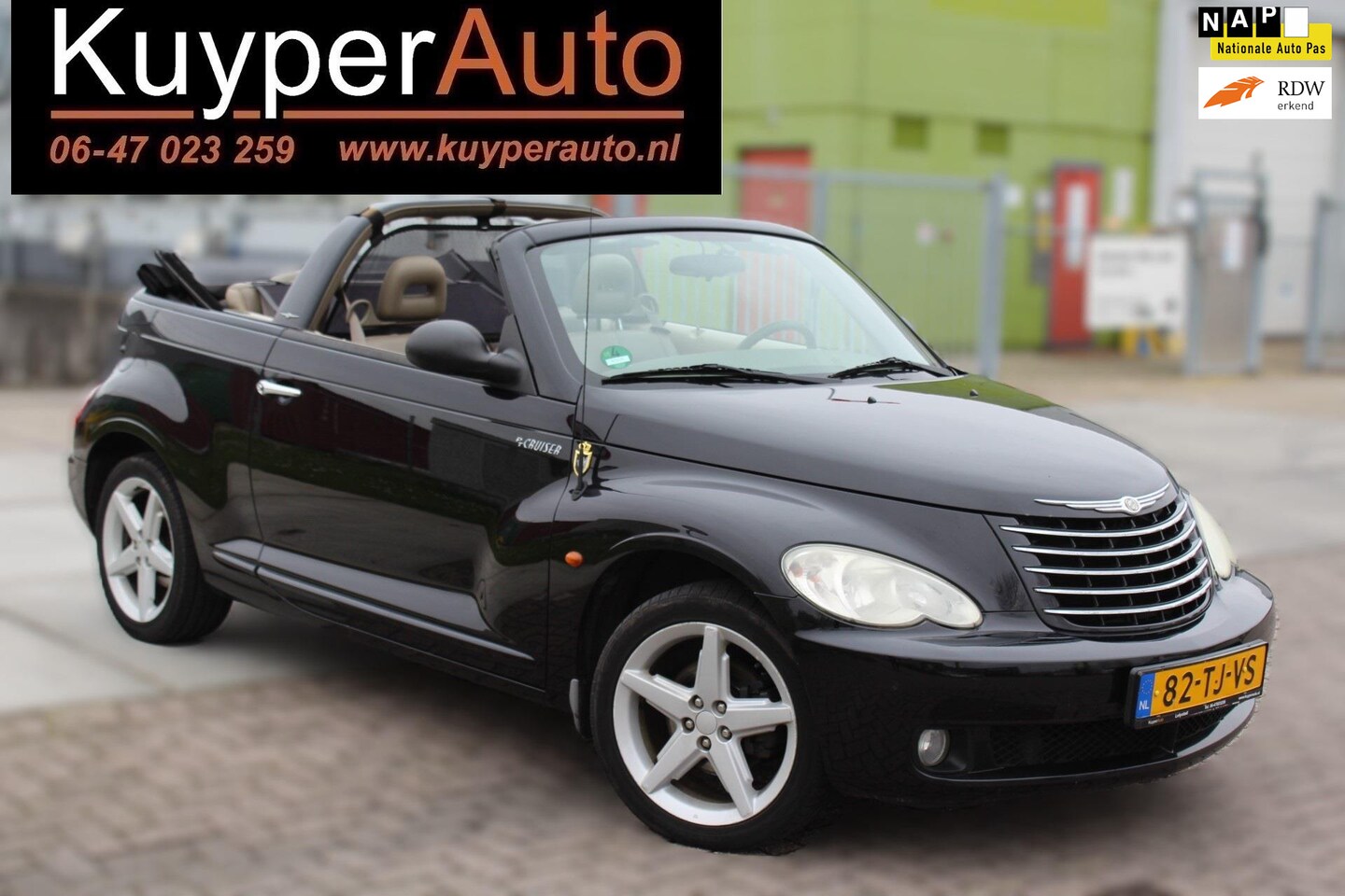 Chrysler PT Cruiser Cabrio - 2.4i Limited LEDER ELEKTR KAP NAP - AutoWereld.nl