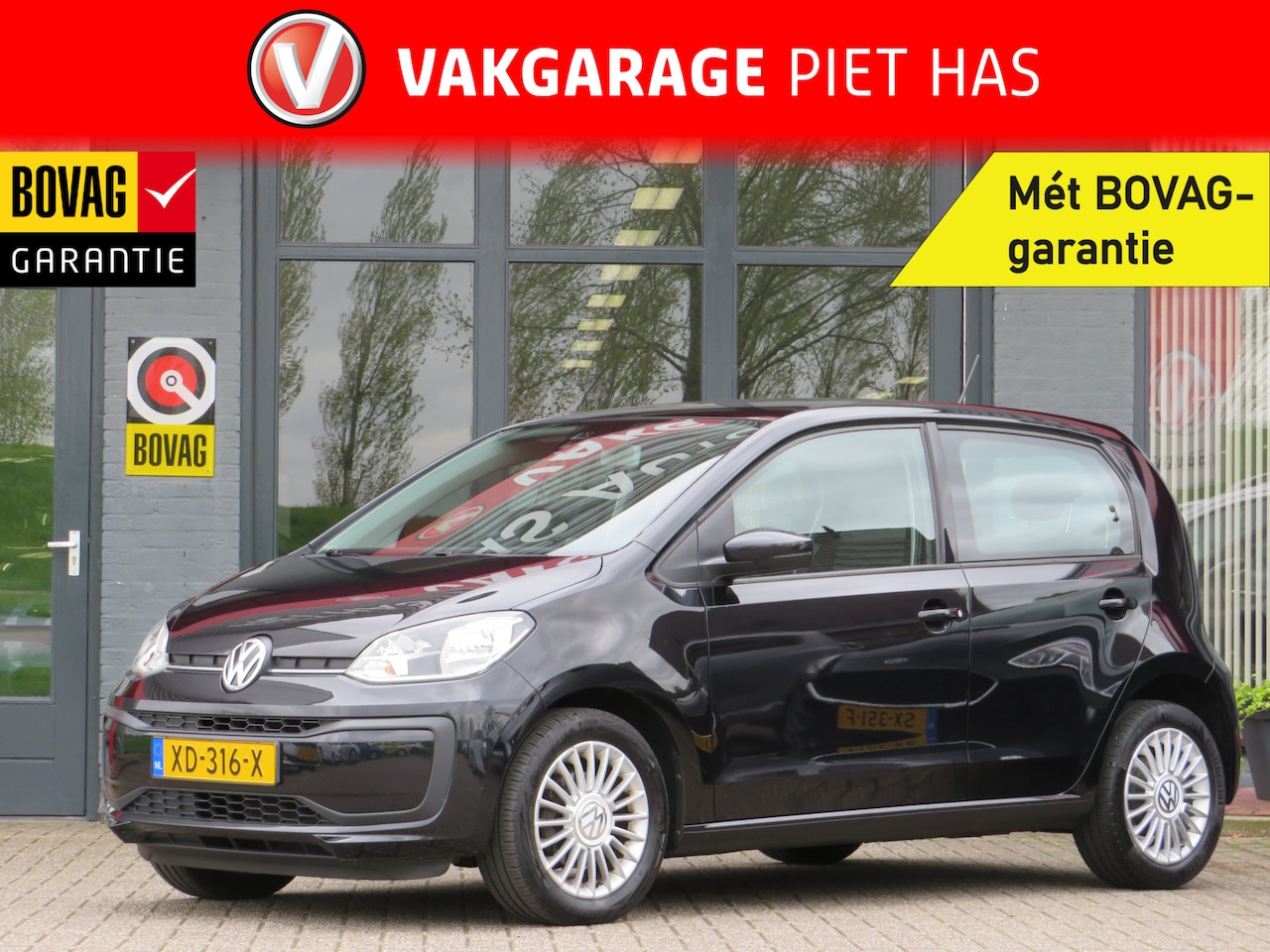 Volkswagen Up! - 1.0 BMT move up! | Airco | 5-Deurs | Bluetooth | ISOFIX | LED dagrijverlichting | - AutoWereld.nl