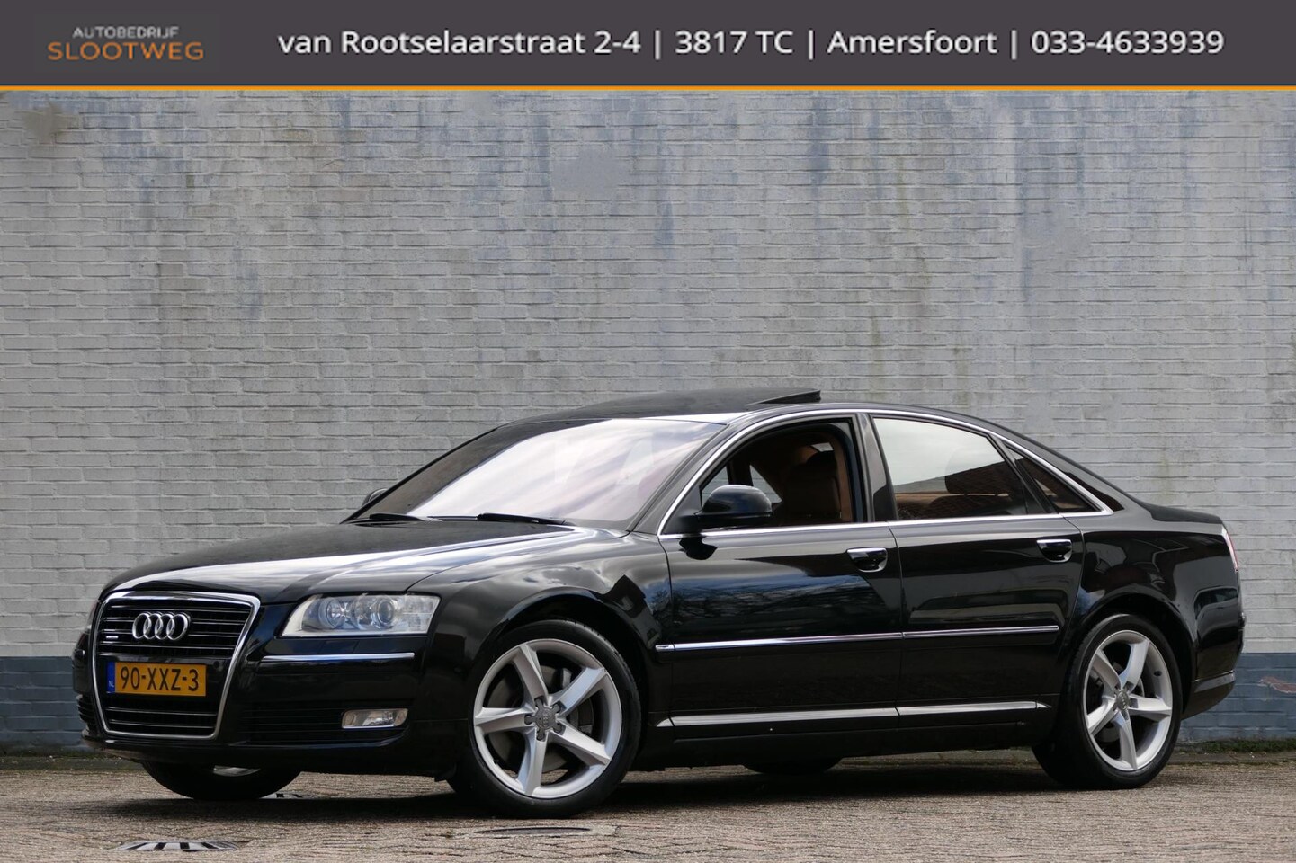 Audi A8 - V8 4.2 FSI Quattro Pro Line+ Solar Dak | Bose | Navi | Xenon | Yongtimer - AutoWereld.nl